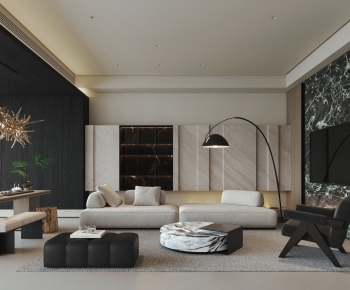 Modern A Living Room-ID:151875973