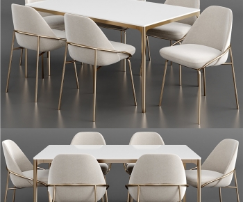 Modern Dining Table And Chairs-ID:604326014