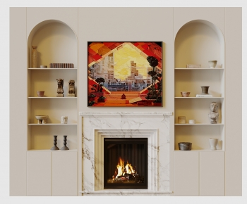 Modern Fireplace-ID:229599008