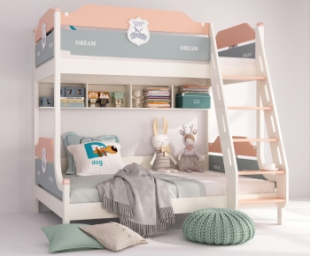 Modern Bunk Bed-ID:144459015