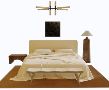 Modern Double Bed-ID:312134033