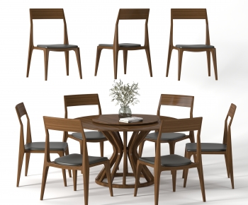 New Chinese Style Dining Table And Chairs-ID:984389077