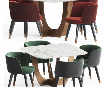 Modern Dining Table And Chairs-ID:724441059