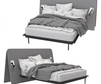 Modern Double Bed-ID:949393996