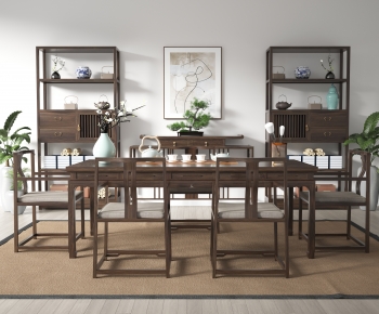 New Chinese Style Tea Tables And Chairs-ID:149117957