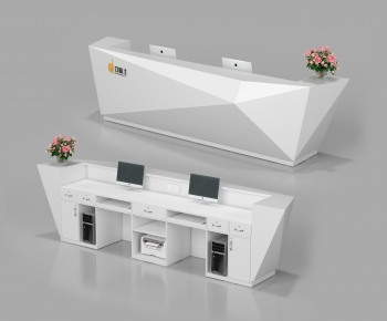 Modern Reception Desk-ID:590920495