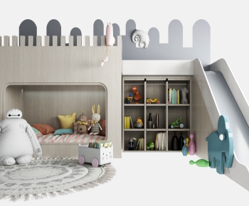 Modern Bunk Bed-ID:425132046