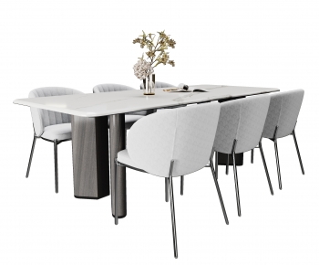 Modern Dining Table And Chairs-ID:807436943