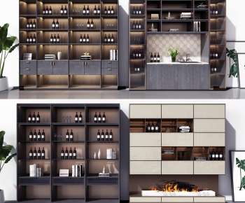 Modern Wine Cabinet-ID:438591969