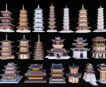 Chinese Style Tower-ID:199471009