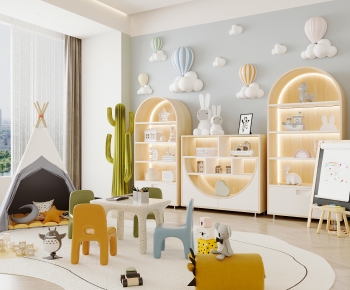 Modern Children's Room Activity Room-ID:716800714