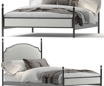 Modern Double Bed-ID:411829947