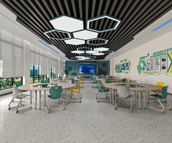 Modern School Classrooms-ID:564606901