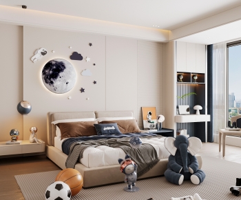 Modern Boy's Room And Son's Room-ID:918982987