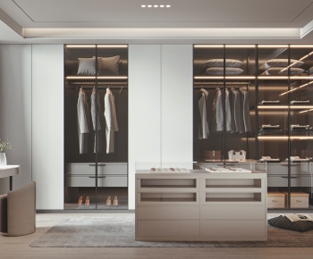 Modern Clothes Storage Area-ID:711723097