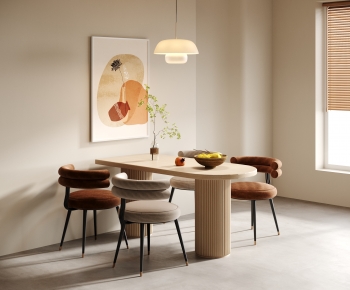 Modern Dining Table And Chairs-ID:985127934