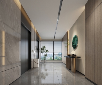 Modern Office Elevator Hall-ID:336483963