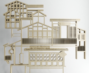 Chinese Style Building Component-ID:369566928