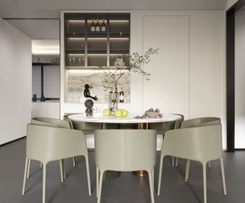 Modern Dining Table And Chairs-ID:763371021