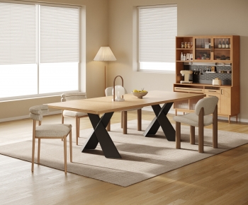 Modern Dining Table And Chairs-ID:592727907