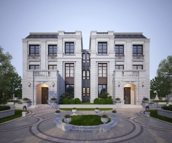 European Style Double Townhouse-ID:353549966