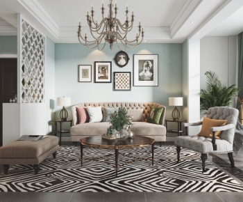 American Style A Living Room-ID:160913943