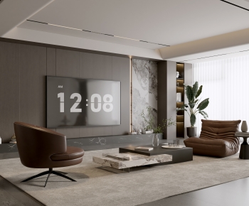 Modern A Living Room-ID:492520375