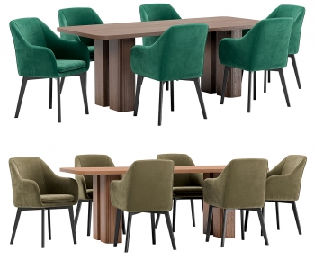 Modern Dining Table And Chairs-ID:433413033