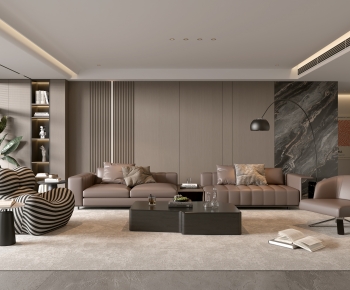 Modern A Living Room-ID:537528998