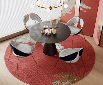 Modern Dining Table And Chairs-ID:482798103