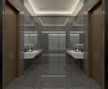 Modern Public Toilet-ID:559035068