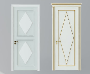 Simple European Style Single Door-ID:464695935