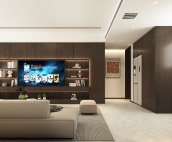 Modern A Living Room-ID:515803109