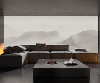 Modern A Living Room-ID:173610932