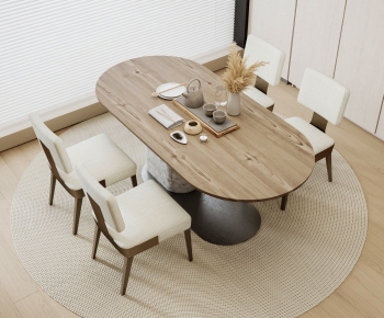 Modern Dining Table And Chairs-ID:918283947