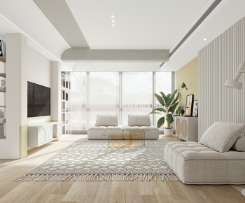 Modern A Living Room-ID:282372008