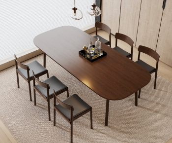 Modern Dining Table And Chairs-ID:492219922