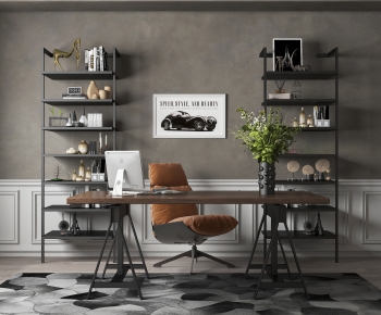 Industrial Style Study Space-ID:750525956