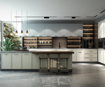 Modern Open Kitchen-ID:250945098