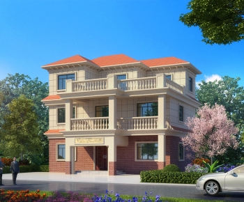 European Style Detached Villa-ID:586215029