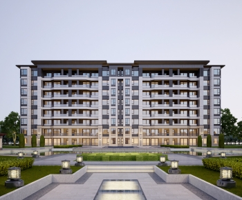 New Chinese Style Residential Building-ID:770833024