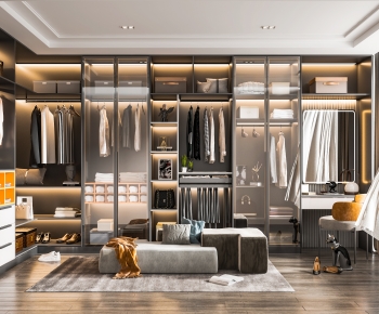 Modern Clothes Storage Area-ID:112818002