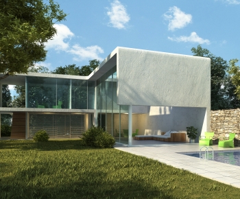 Modern Villa Appearance-ID:685516129