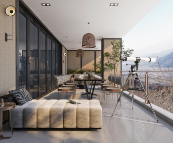 Modern Leisure Balcony-ID:868196016