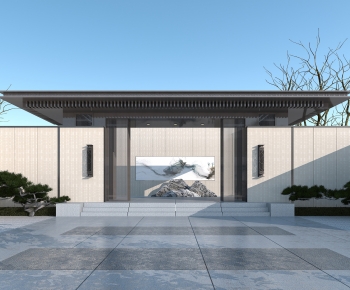 New Chinese Style Building Component-ID:617774967