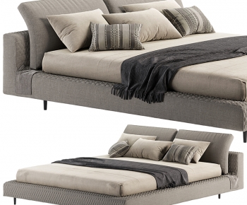 Modern Double Bed-ID:642324927