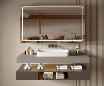 Modern Bathroom Cabinet-ID:643357993