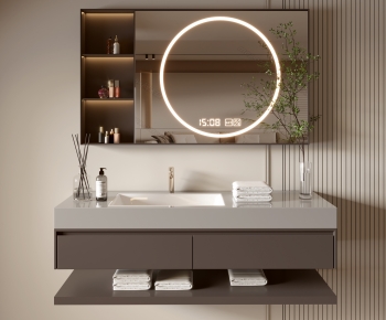 Modern Bathroom Cabinet-ID:504311083