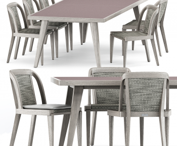 Modern Dining Table And Chairs-ID:884613996