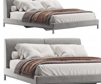 Modern Double Bed-ID:117157949